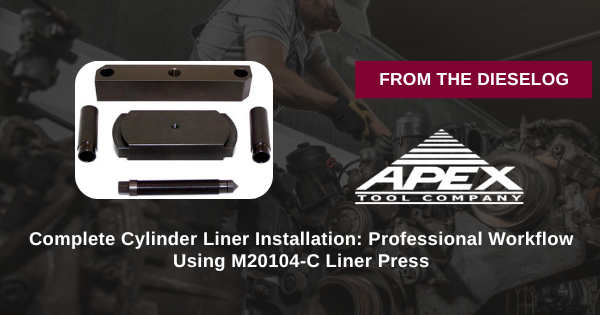 Complete Cylinder Liner Installation: Professional Workflow Using M20104-C Liner Press